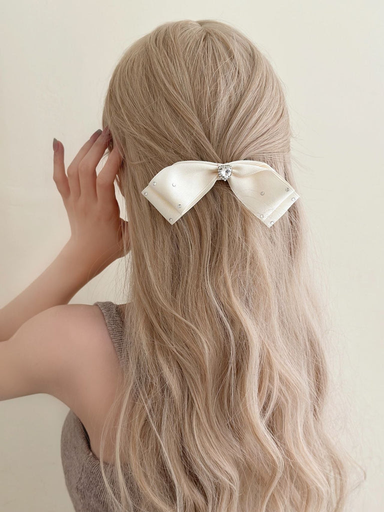 Get trendy with Angelic moment crystal ribbon hairpin -  available at Peiliee Shop. Grab yours for $2.90 today!
