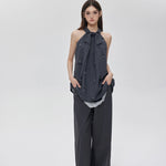 Get trendy with I don’t care about you - mini dress set made with suit fabric -  available at Peiliee Shop. Grab yours for $48 today!