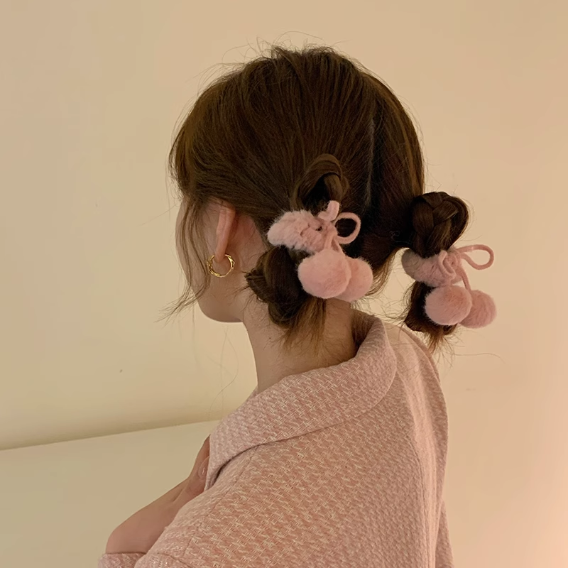 Get trendy with [Basic] Fluffy Pom-Pom Bow Hairband - Apparel & Accessories available at Peiliee Shop. Grab yours for $4.90 today!