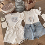 Get trendy with Angel Kitty Cotton Crop top - Sweater available at Peiliee Shop. Grab yours for $15 today!