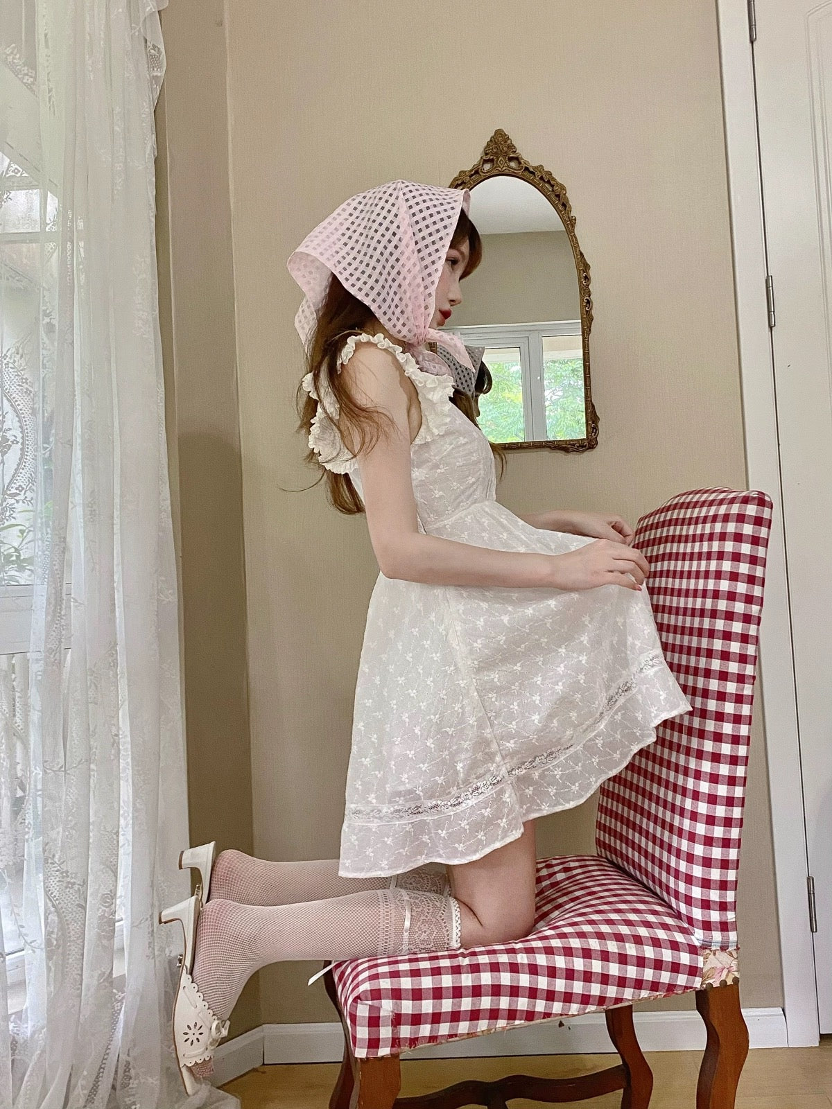 Get trendy with Cottage Angel Cotton Mini Dress - Dresses available at Peiliee Shop. Grab yours for $34 today!