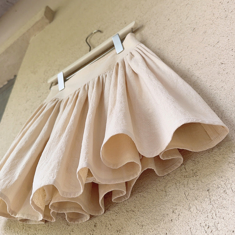 Get trendy with Doll Dream Cotton Mini Skirt with sweatshorts inside - available at Peiliee Shop. Grab yours for $18 today!