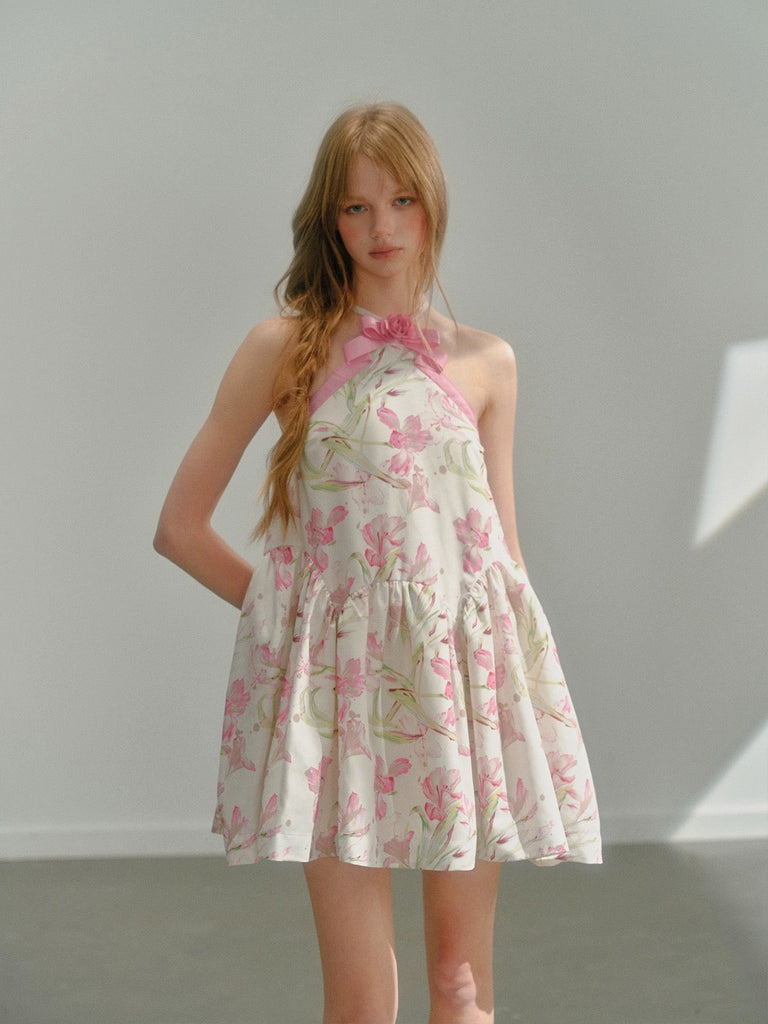 Get trendy with [UNOSA] Bloom Fairy Floral Slim Fit Mini Dress -  available at Peiliee Shop. Grab yours for $68.80 today!