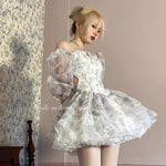 Get trendy with Lavender Honey Dream Floral Mini Dress -  available at Peiliee Shop. Grab yours for $42.50 today!