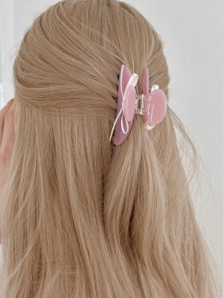 Get trendy with Angelic pink actylic hair claw clips -  available at Peiliee Shop. Grab yours for $5.80 today!