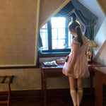 Get trendy with Rosy Doll Mini Dress - Dresses available at Peiliee Shop. Grab yours for $36.80 today!