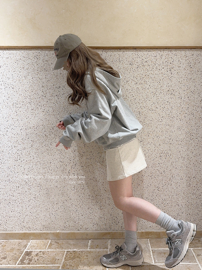 Get trendy with Lina Mini Skirt with sweatshorts inside - available at Peiliee Shop. Grab yours for $18 today!