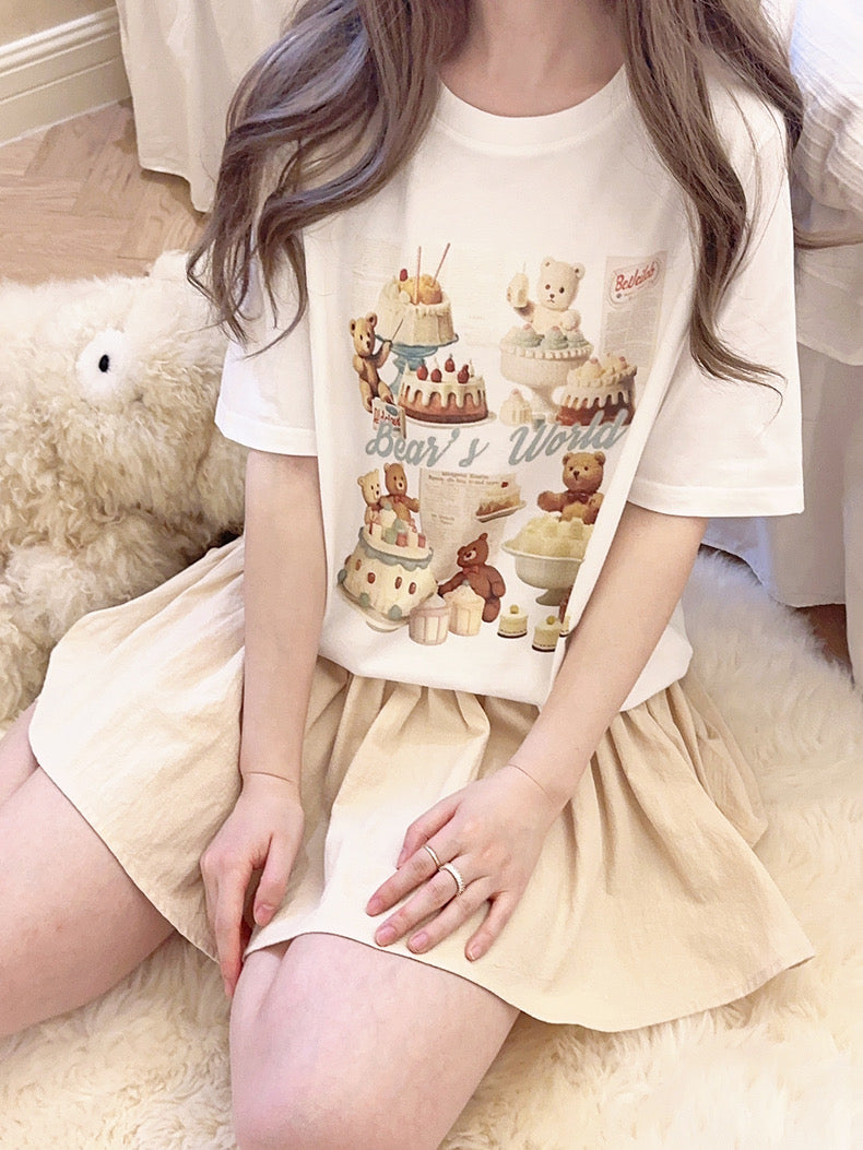 Get trendy with Doll Dream Cotton Mini Skirt with sweatshorts inside - available at Peiliee Shop. Grab yours for $18 today!