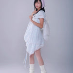 Get trendy with Mermaid Lagoon Mini Floral Dress - Dress available at Peiliee Shop. Grab yours for $58 today!