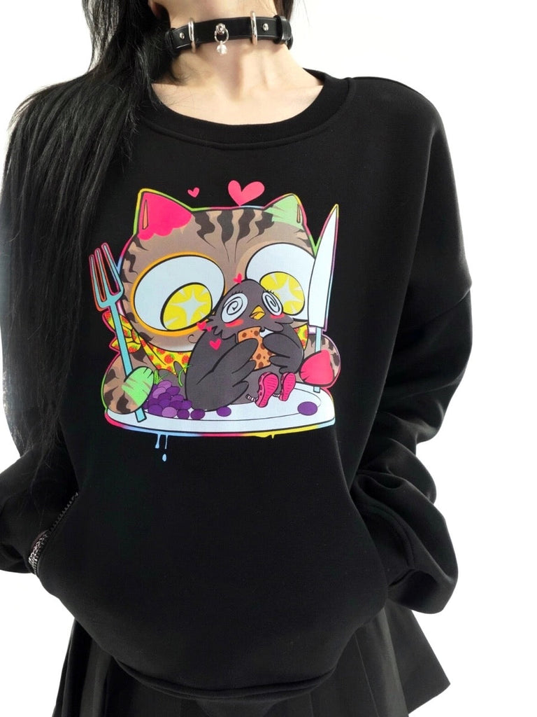 Get trendy with [Ricchie]Little Monster Cartoon Fleece Hoodie -  available at Peiliee Shop. Grab yours for $50.50 today!