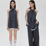 Get trendy with I don’t care about you - mini dress set made with suit fabric -  available at Peiliee Shop. Grab yours for $48 today!