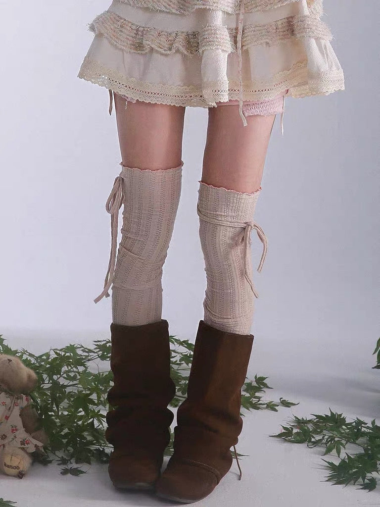 Get trendy with Kawaii Babydoll Below-knee Socks -  available at Peiliee Shop. Grab yours for $20 today!