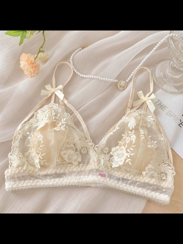 Get trendy with Garden Girl Lace Bralette -  available at Peiliee Shop. Grab yours for $15 today!