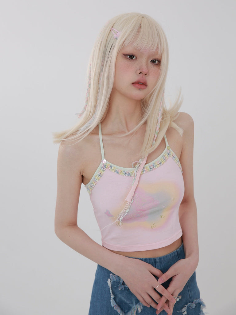 Get trendy with [Rose Island] Lil Angel Wings Top - Top available at Peiliee Shop. Grab yours for $32.90 today!