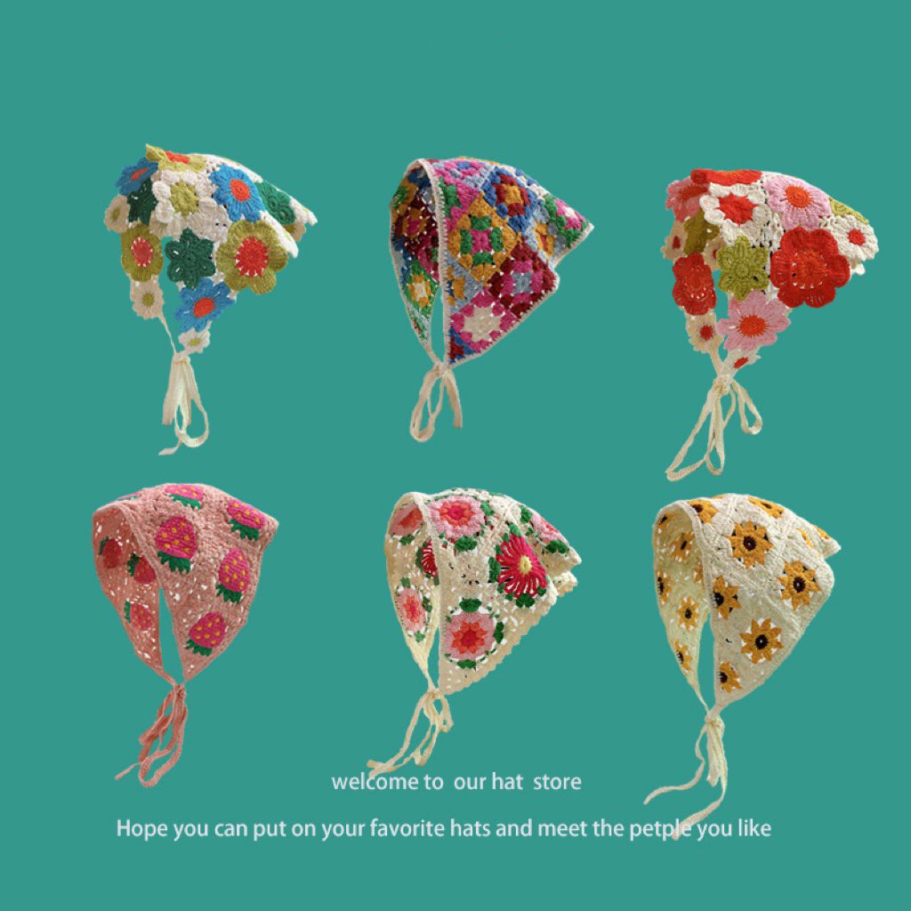 Get trendy with Summer fairies flower embroidered head scarf -  available at Peiliee Shop. Grab yours for $6.89 today!