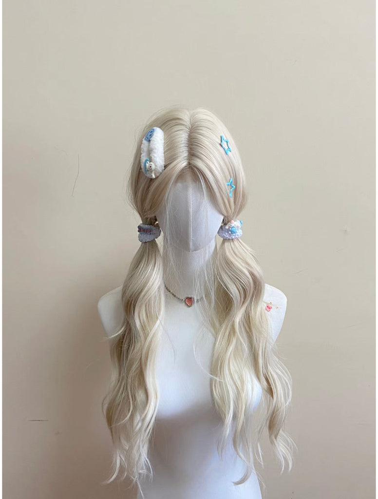 Get trendy with Queen Elsa Long Silver Color Daily Wig -  available at Peiliee Shop. Grab yours for $32 today!