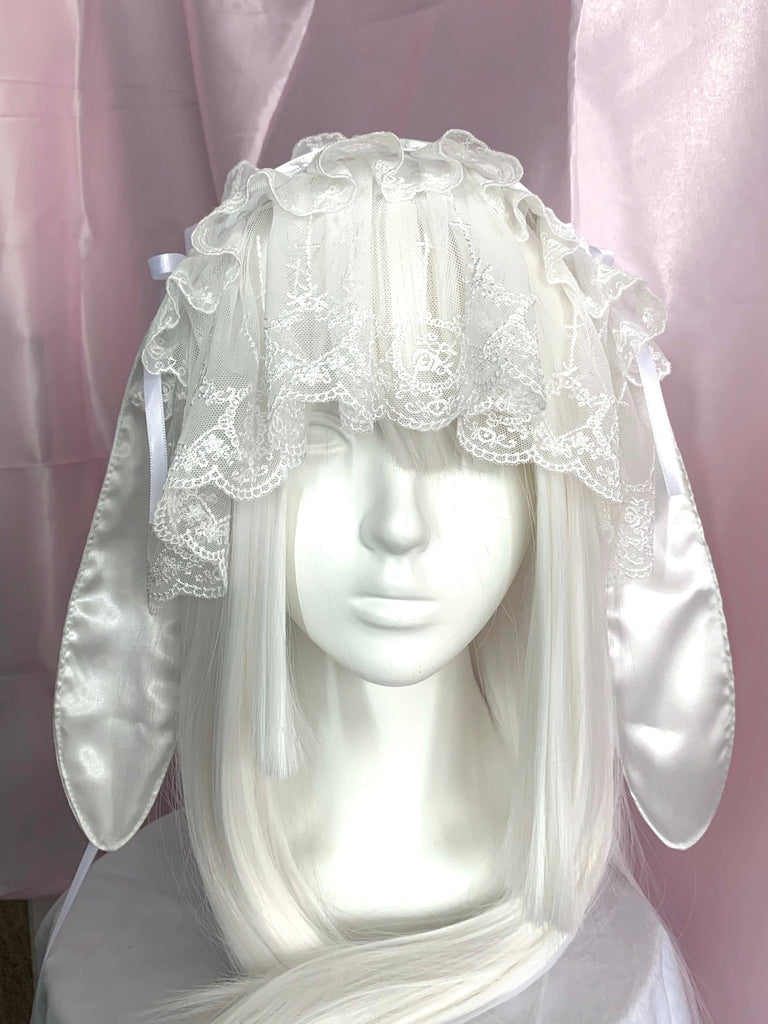 Get trendy with Angel Version Handmade White Bunny Hat Headband -  available at Peiliee Shop. Grab yours for $21.90 today!