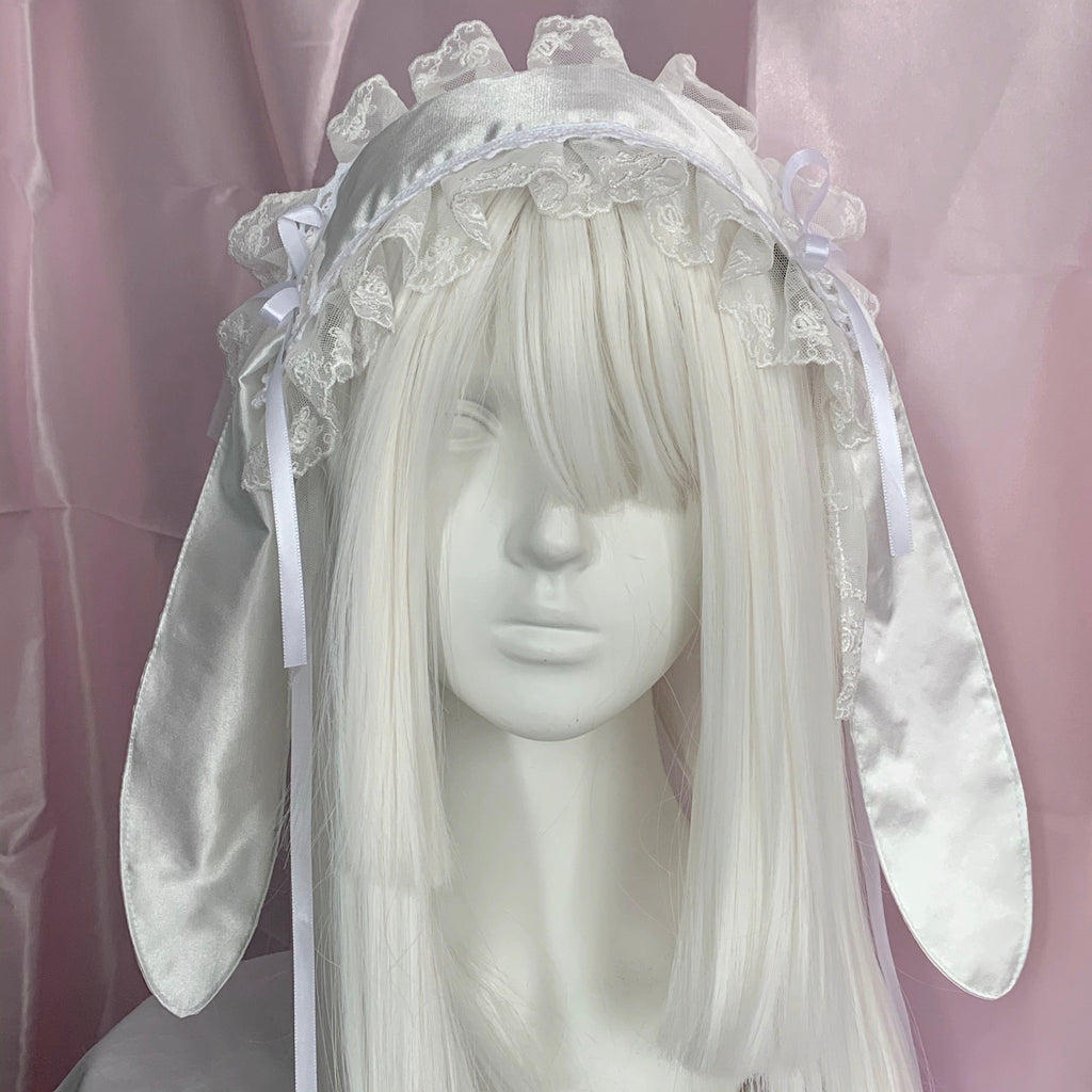 Get trendy with Angel Version Handmade White Bunny Hat Headband -  available at Peiliee Shop. Grab yours for $19.90 today!