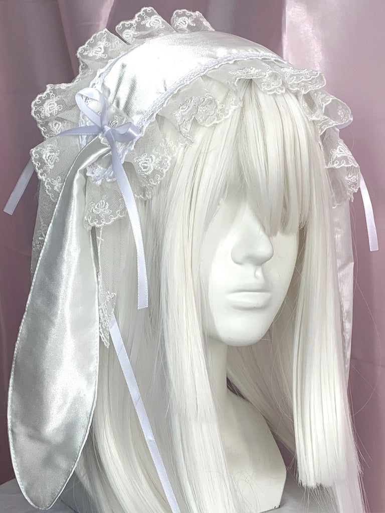 Get trendy with Angel Version Handmade White Bunny Hat Headband -  available at Peiliee Shop. Grab yours for $19.90 today!