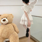 Get trendy with White Daisy Lover Cotton Set - Dresses available at Peiliee Shop. Grab yours for $35 today!