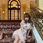 Get trendy with Picnic on a Sunny Afternoon Strawberry Mini Dress - Dresses available at Peiliee Shop. Grab yours for $42 today!