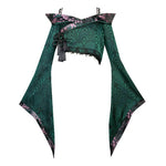 Get trendy with Evil Snake Wide Sleeves Kimono Style Dress Set - Dresses available at Peiliee Shop. Grab yours for $44.75 today!