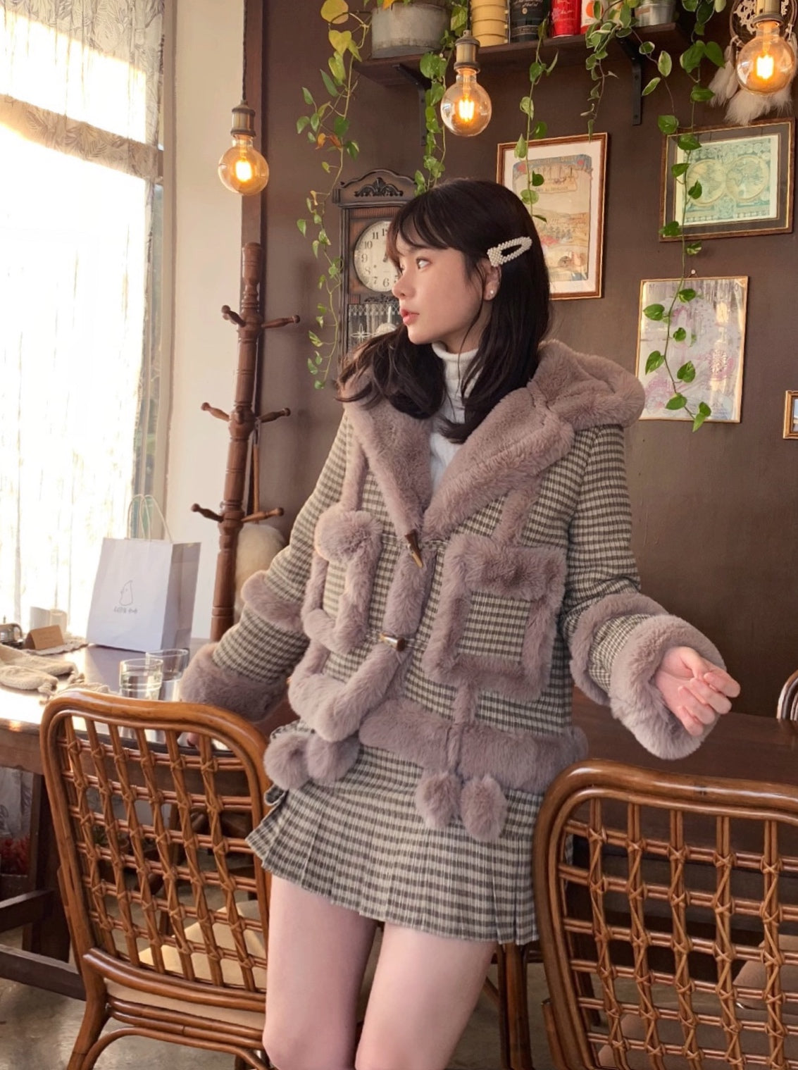 Get trendy with All I want for Christmas is you - faux fur skirt - available at Peiliee Shop. Grab yours for $25 today!
