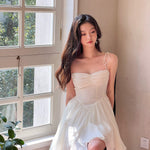 Get trendy with Silky Moonlight Mini Dress - Dresses available at Peiliee Shop. Grab yours for $46 today!