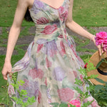 Get trendy with Flower Fairy Floral Dress - Dresses available at Peiliee Shop. Grab yours for $48 today!