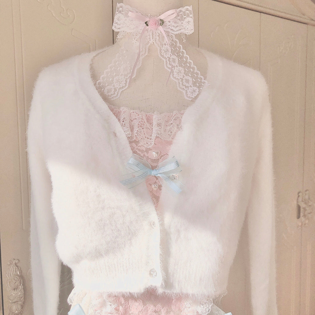 Get trendy with Mon Amour Faux Fur Cardigan -  available at Peiliee Shop. Grab yours for $45 today!