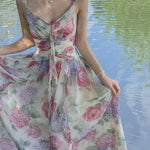 Get trendy with Flower Fairy Floral Dress - Dresses available at Peiliee Shop. Grab yours for $48 today!