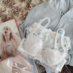 Get trendy with Angel Ribbon for stars and roses Bra Set - lingerie available at Peiliee Shop. Grab yours for $26 today!
