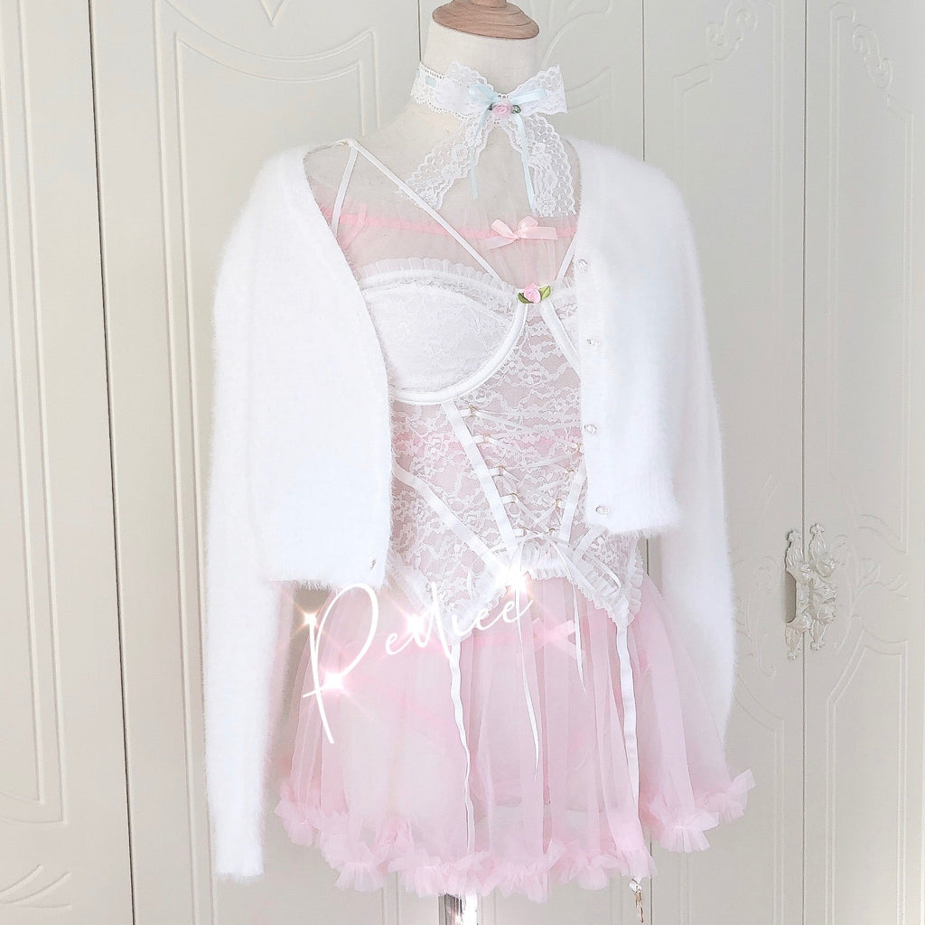 Get trendy with [Handmade Lingerie] Angelic Fairy Set - physical available at Peiliee Shop. Grab yours for $29.90 today!