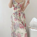 Get trendy with Flower Fairy Floral Dress - Dresses available at Peiliee Shop. Grab yours for $48 today!