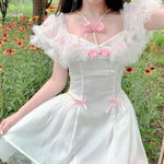 Get trendy with Daisy Amour Mini Dress - Dress available at Peiliee Shop. Grab yours for $49.90 today!