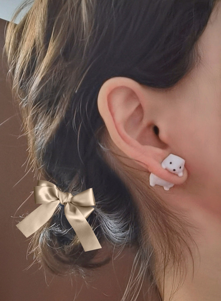Get trendy with [Mid Season Sale ] Cutie Hamster 3D Handmade Soft Clay Earring - Earring available at Peiliee Shop. Grab yours for $8 today!