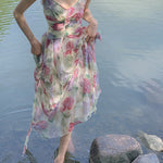 Get trendy with Flower Fairy Floral Dress - Dresses available at Peiliee Shop. Grab yours for $48 today!