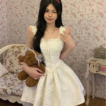 Get trendy with Angel like floral cotton mini dress -  available at Peiliee Shop. Grab yours for $39.90 today!