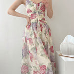 Get trendy with Flower Fairy Floral Dress - Dresses available at Peiliee Shop. Grab yours for $48 today!