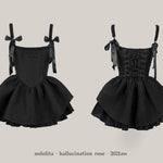 Get trendy with Nololita Hallucination Rose Dress Set - Dress available at Peiliee Shop. Grab yours for $79.90 today!