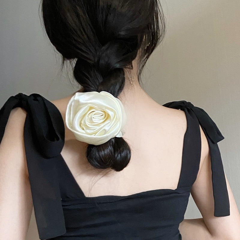 Get trendy with The Shine Rose Satin Hairband -  available at Peiliee Shop. Grab yours for $6.50 today!
