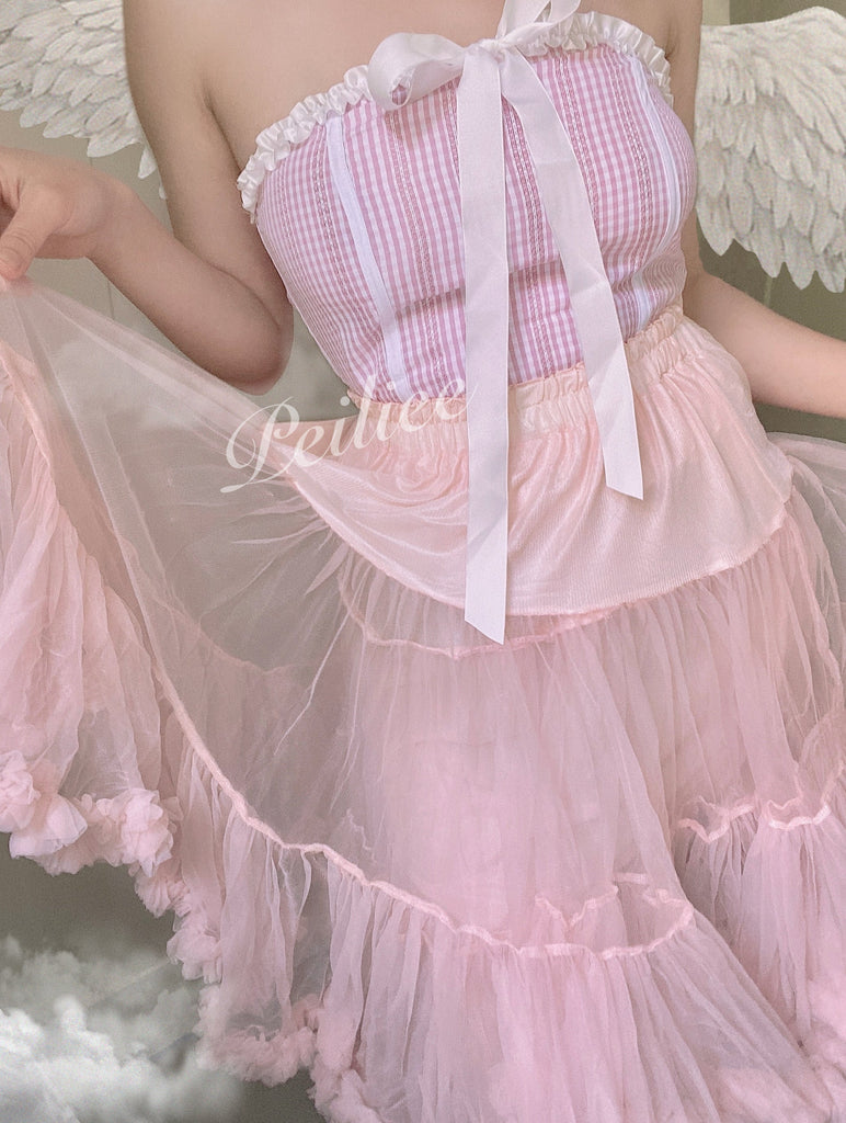 Get trendy with Emily In Paris Style Tutu Skirt Set -  available at Peiliee Shop. Grab yours for $25 today!