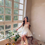 Get trendy with Silky Moonlight Mini Dress - Dresses available at Peiliee Shop. Grab yours for $46 today!