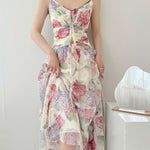 Get trendy with Flower Fairy Floral Dress - Dresses available at Peiliee Shop. Grab yours for $48 today!