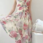 Get trendy with Flower Fairy Floral Dress - Dresses available at Peiliee Shop. Grab yours for $48 today!