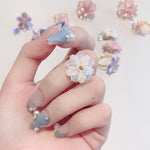 Get trendy with Sakura Rain Fairy Dream Handmade Ring Hairpin Necklace Set -  available at Peiliee Shop. Grab yours for $15 today!