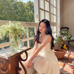 Get trendy with Silky Moonlight Mini Dress - Dresses available at Peiliee Shop. Grab yours for $46 today!