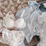 Get trendy with Angel Ribbon for stars and roses Bra Set - lingerie available at Peiliee Shop. Grab yours for $26 today!