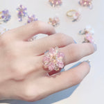 Get trendy with Sakura Rain Fairy Dream Handmade Ring Hairpin Necklace Set -  available at Peiliee Shop. Grab yours for $15 today!