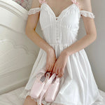 Get trendy with Ballerina Dolls Cotton Dress -  available at Peiliee Shop. Grab yours for $48.60 today!